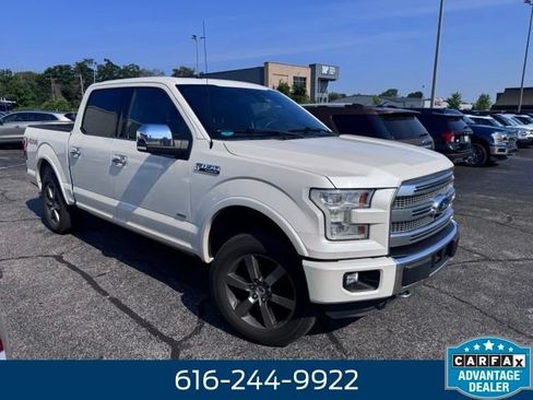 Used 2015 Ford F150 Platinum w/ Equipment Group 701A Luxury AWD/4WD image 12
