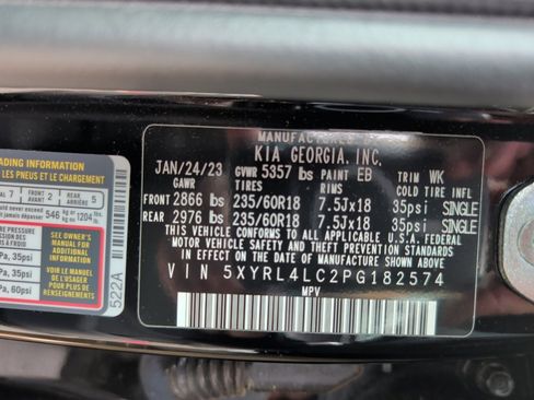 Used 2023 Kia Sorento S w/ Panoramic Sunroof Package image 38