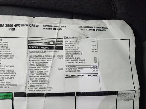 Used 2023 GMC Sierra 3500 Pro w/ Gooseneck/5TH Wheel Package image 45