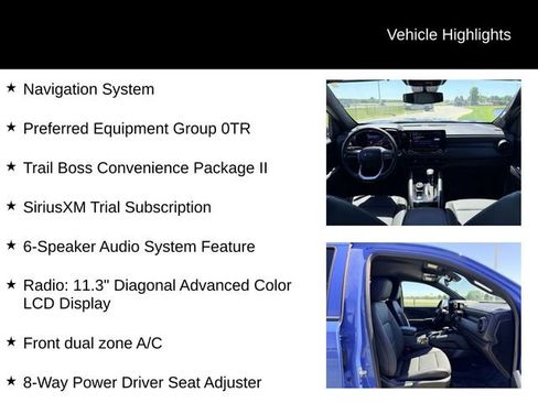 Certified 2025 Chevrolet Colorado Trail Boss AWD/4WD image 12