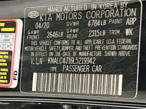 Used 2020 Kia Cadenza Technology image 33