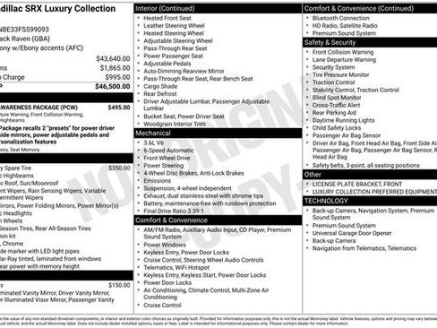Used 2015 Cadillac SRX Luxury w/ Driver Awareness Package FWD image 6