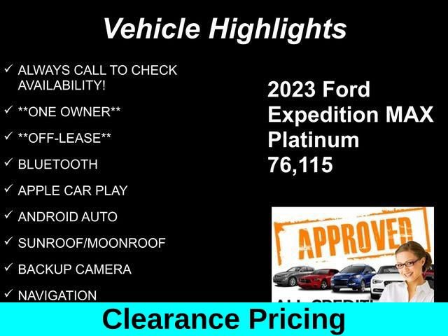 Used 2023 Ford Expedition Max Platinum AWD/4WD image 10