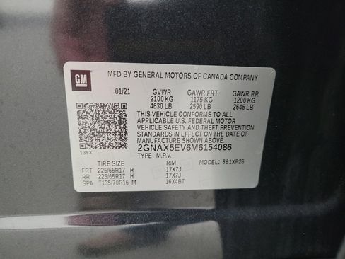 Used 2021 Chevrolet Equinox LS w/ LS Convenience Package AWD/4WD image 33