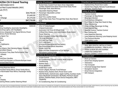 Used 2022 MAZDA CX-9 Grand Touring image 35