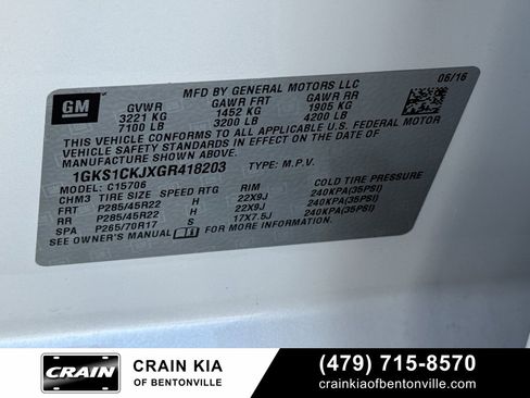 Used 2016 GMC Yukon Denali w/ Open Road Package image 36