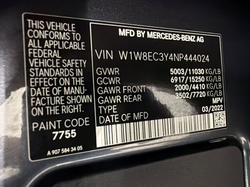 Used 2022 Mercedes-Benz Sprinter 3500 image 18