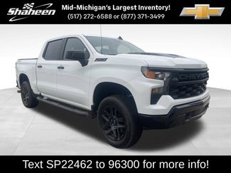 Used 2025 Chevrolet Silverado 1500 Custom Trail Boss w/ Turbomax Blackout Package AWD/4WD 360° Tour