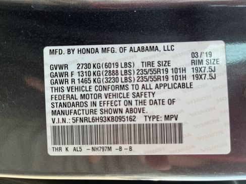 Used 2019 Honda Odyssey Elite image 12