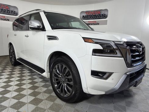 Used 2023 Nissan Armada Platinum w/ Captain's Chairs Package image 1