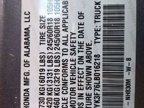 Used 2020 Honda Ridgeline RTL-E image 37