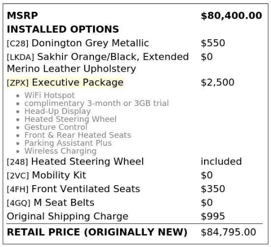 Used 2020 BMW X4 M w/ Executive Package AWD/4WD image 4