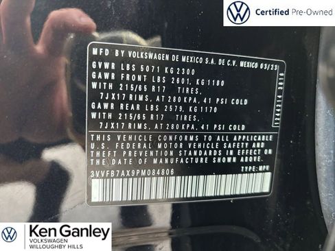 Used 2023 Volkswagen Tiguan S w/ Driver Assistance Package image 27