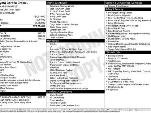Certified 2023 Toyota Corolla Cross L AWD/4WD image 26
