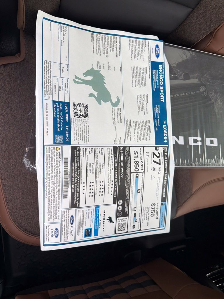 New 2026 Ford Bronco Sport Outer Banks w/ Outer Banks Tech Package+ AWD/4WD image 28