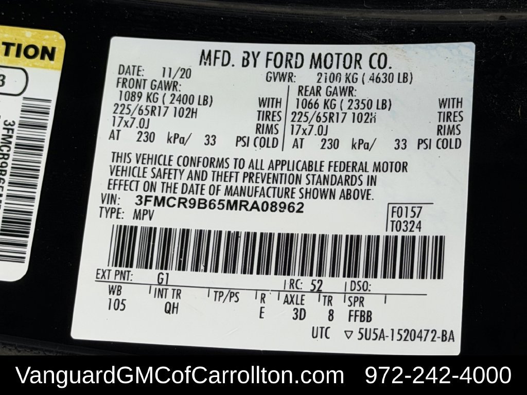 Used 2021 Ford Bronco Sport Big Bend AWD/4WD image 31
