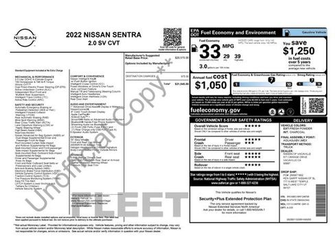 Used 2022 Nissan Sentra SV FWD image 25