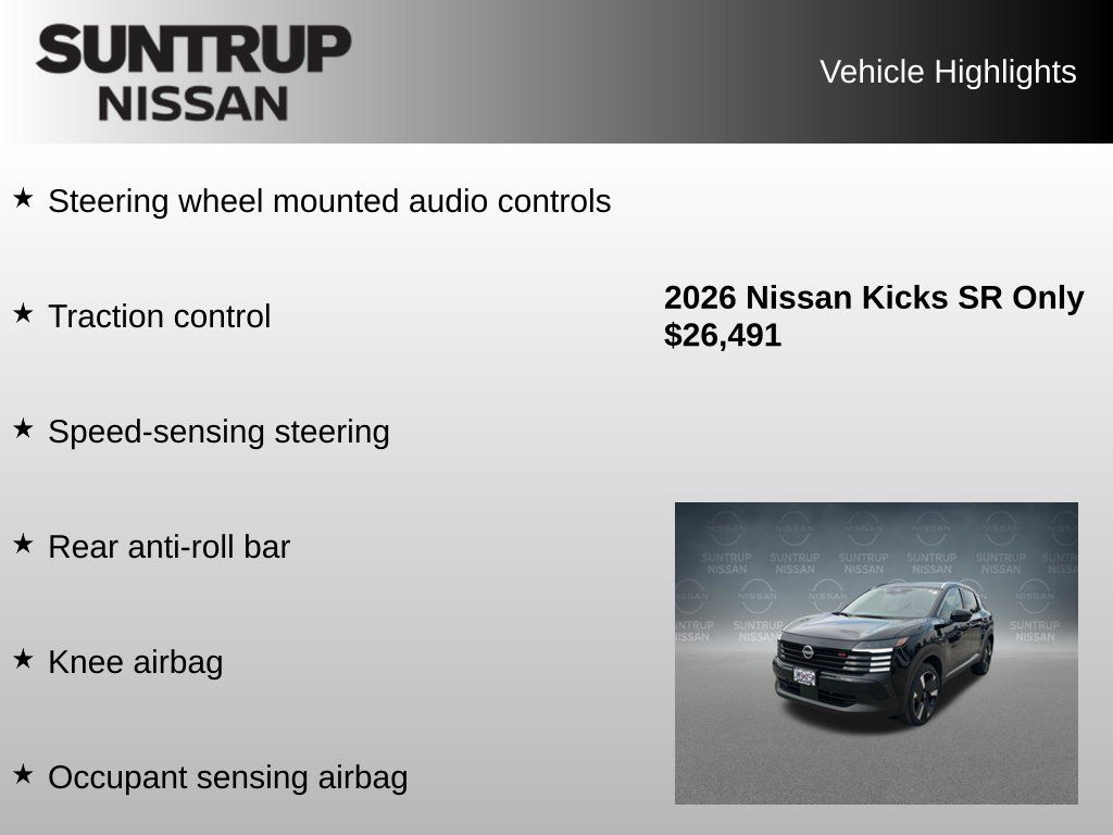 Used 2026 Nissan Kicks SR FWD image 8