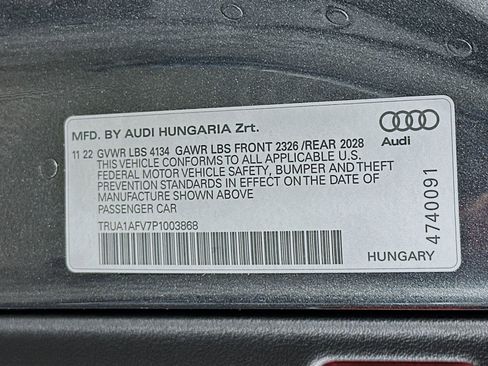 Used 2023 Audi TTS 2.0T Coupe w/ Black Optic Package AWD/4WD image 30
