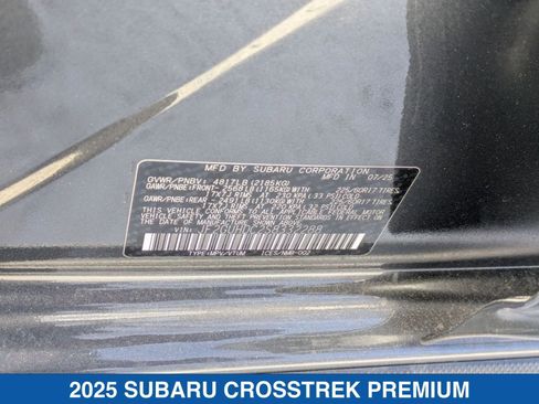 Certified 2025 Subaru Crosstrek 2.0i Premium image 30