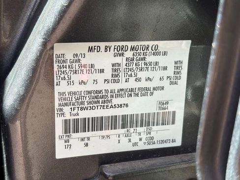 Used 2014 Ford F350 Lariat w/ Camper Package image 18