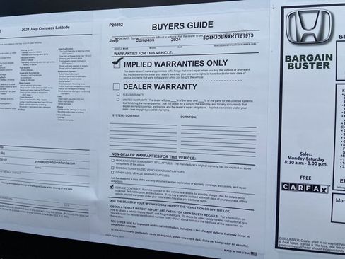 Used 2024 Jeep Compass Latitude image 5