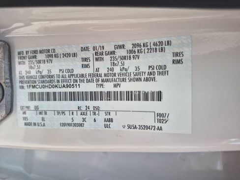Used 2019 Ford Escape SEL FWD image 30