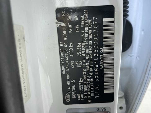 Used 2016 Kia Optima SX w/ Option Group 055 FWD image 20