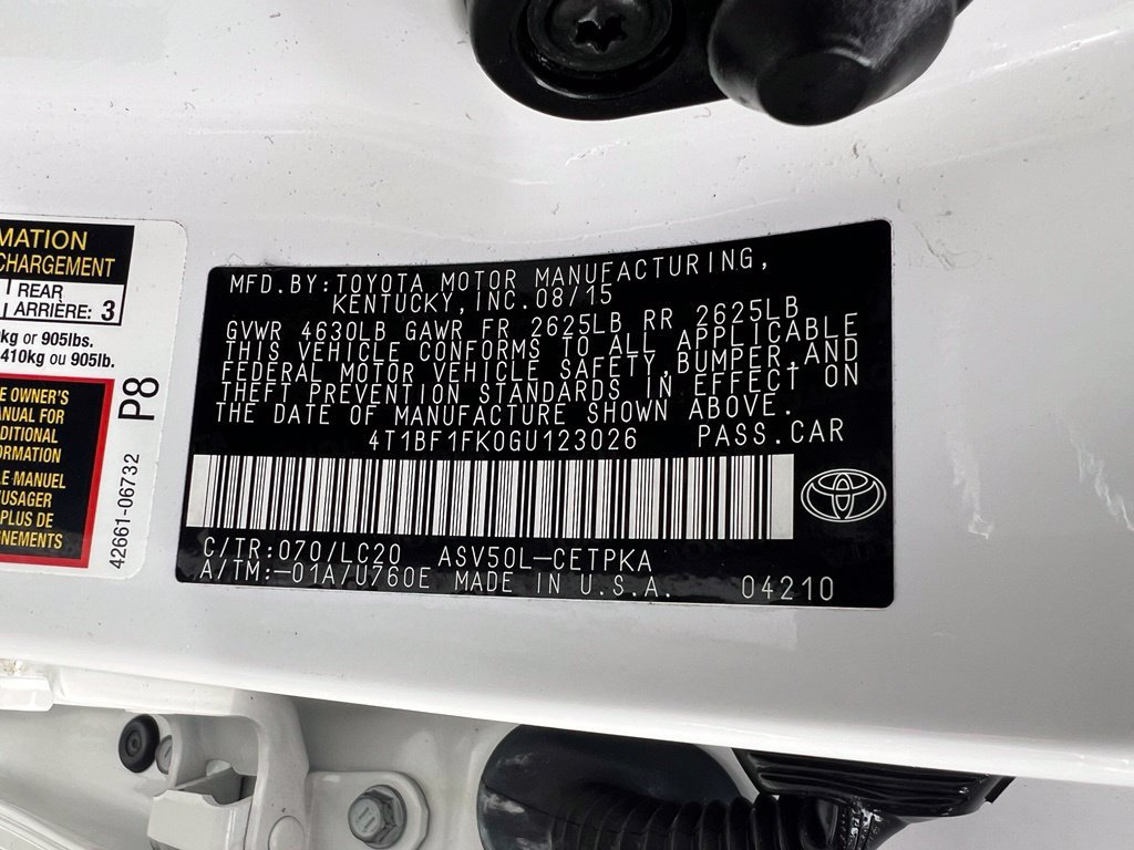 Certified 2016 Toyota Camry XSE FWD image 40
