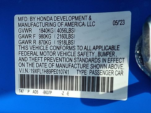 Used 2023 Honda Civic Sport Touring image 29