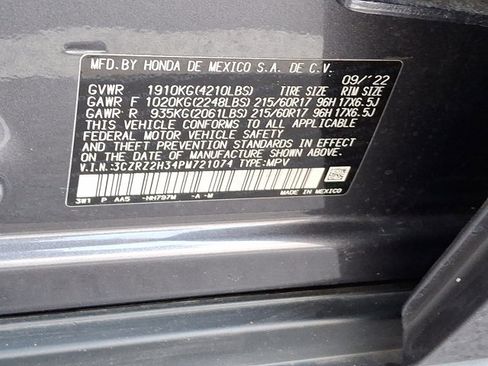 Certified 2023 Honda HR-V LX image 28