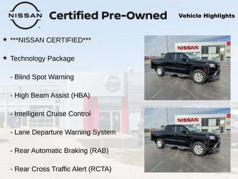 Used 2022 Nissan Frontier SV w/ Technology Package AWD/4WD image 3