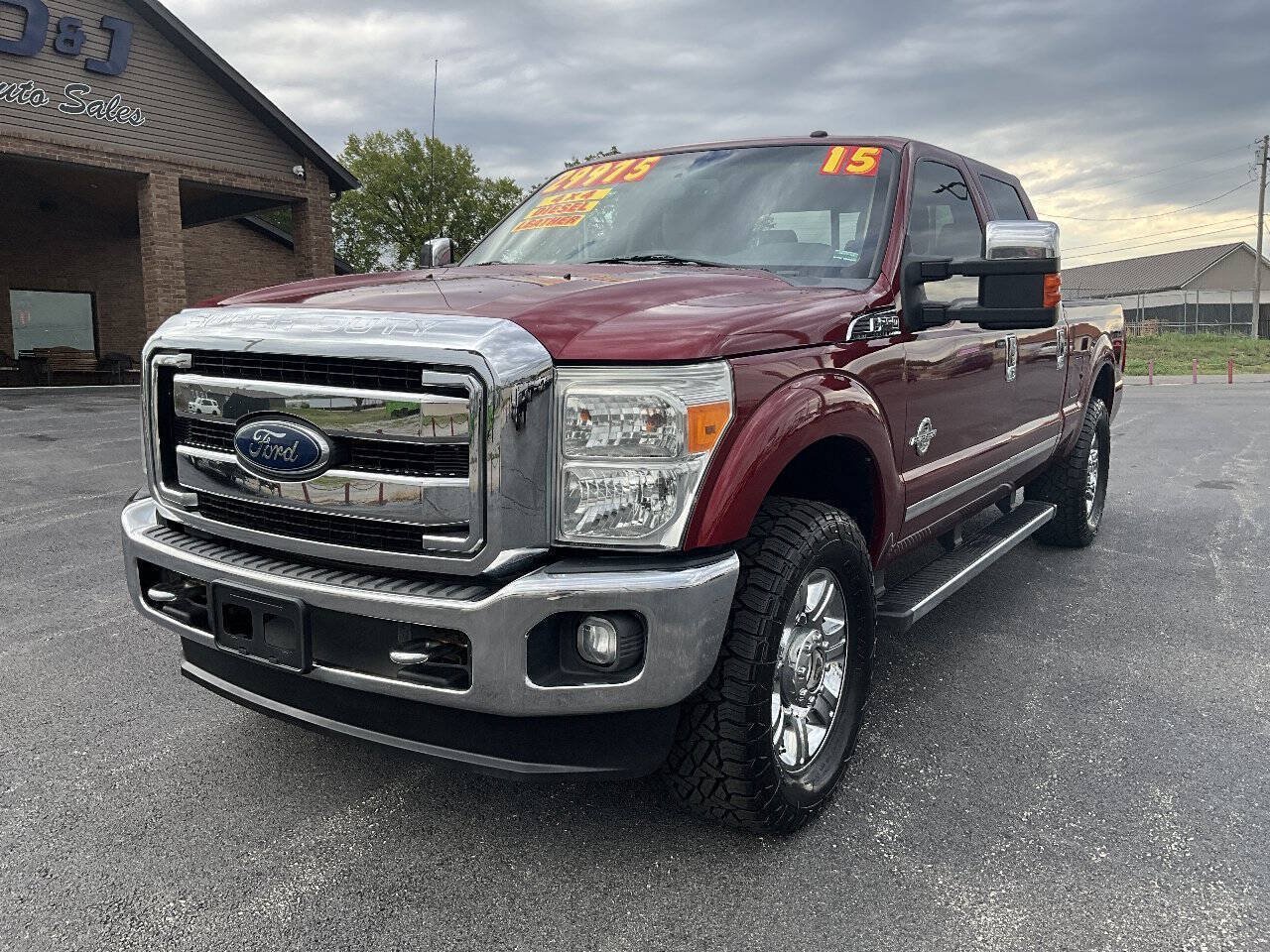 Used 2015 Ford F250 Lariat w/ Lariat Ultimate Package AWD/4WD image 55