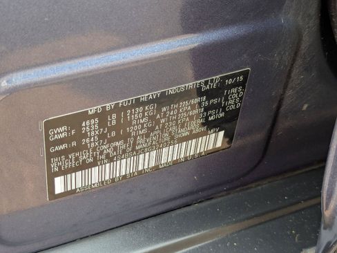 Used 2016 Subaru Outback 2.5i Limited w/ Popular Package #4 AWD/4WD image 38