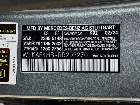 Certified 2024 Mercedes-Benz C 300 4MATIC Sedan image 34