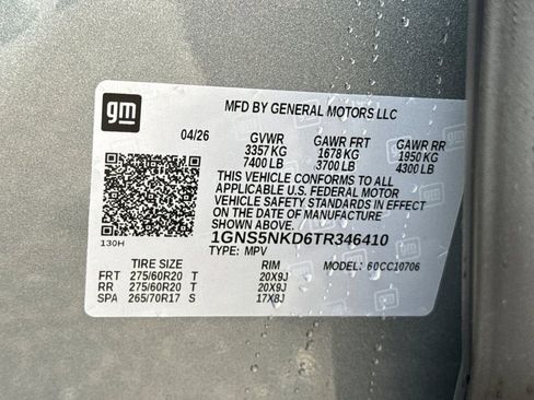 New 2026 Chevrolet Tahoe LT w/ Comfort Package RWD image 30