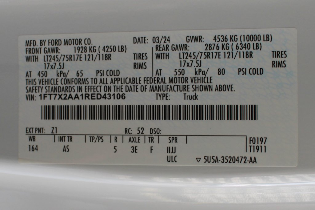 Used 2024 Ford F250 XL w/ XL Chrome Package RWD image 26