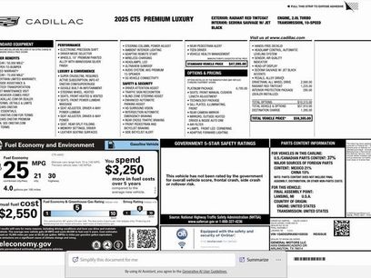 Used 2025 Cadillac CT5 Premium Luxury