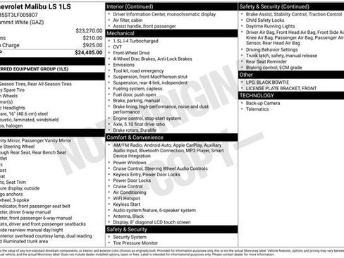 Used 2020 Chevrolet Malibu LS image 2