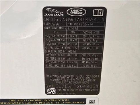 New 2026 Land Rover Defender 110 S AWD/4WD image 18
