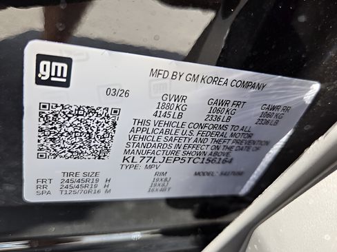 New 2026 Chevrolet Trax RS w/ Sunroof Package FWD image 17