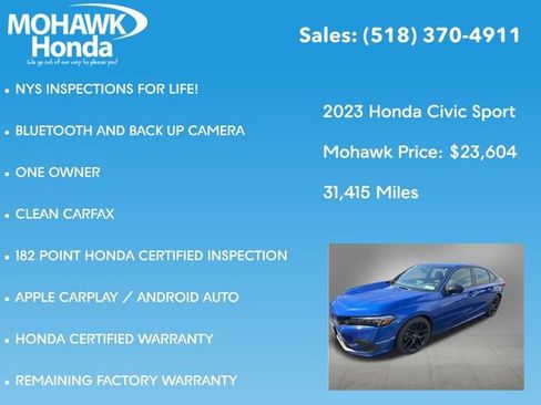Used 2023 Honda Civic Sport image 4