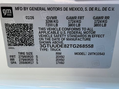 New 2026 GMC Sierra 1500 SLT w/ SLT Premium Plus Package AWD/4WD image 23