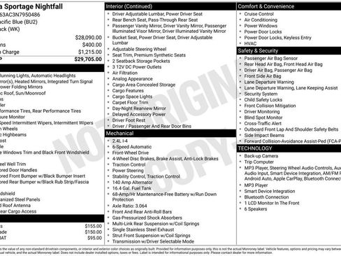 Used 2022 Kia Sportage Nightfall Edition FWD image 9