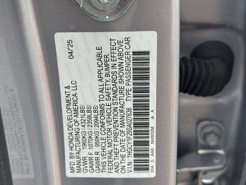 Used 2025 Honda Accord LX image 26
