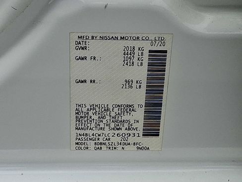 Used 2020 Nissan Altima 2.5 SR image 25