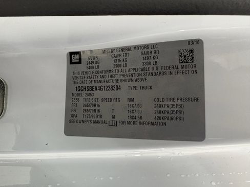 Used 2016 Chevrolet Colorado W/T w/ WT Convenience Package RWD image 32