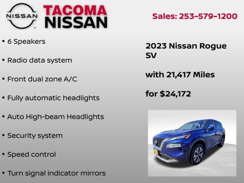 Used 2023 Nissan Rogue SV image 6