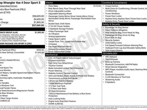 Used 2024 Jeep Wrangler Unlimited w/ Convenience Group AWD/4WD image 2