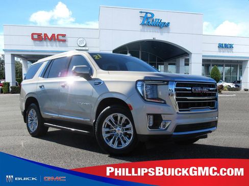 Used 2021 GMC Yukon SLT w/ SLT Luxury Package image 1